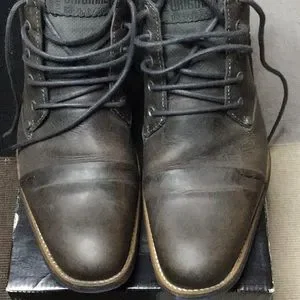 Type Z | Shoes | Type Z Mens Leather Chukka Casual Gray  display picture 3